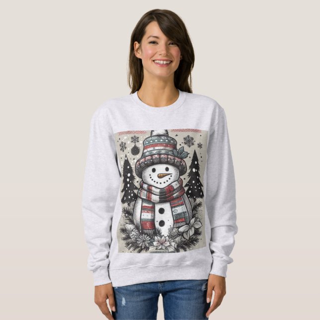 Sweatshirt Snowman (Devant entier)