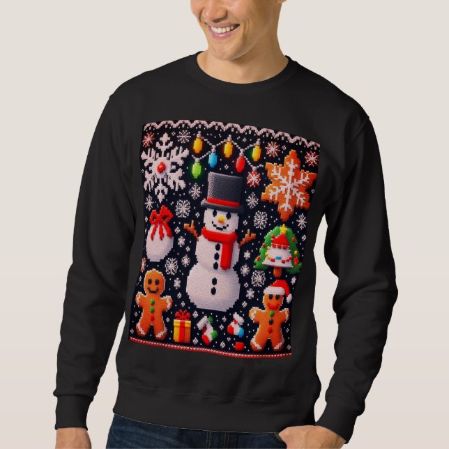 Sweatshirt Snowman et ses amis (Devant)