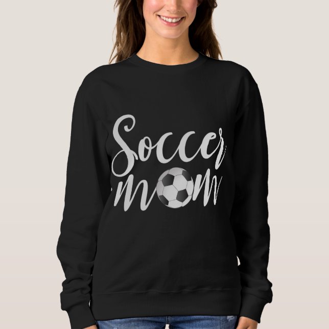 Sweatshirt Soccer Maman's Day Cadeaux pour Maman (Devant)