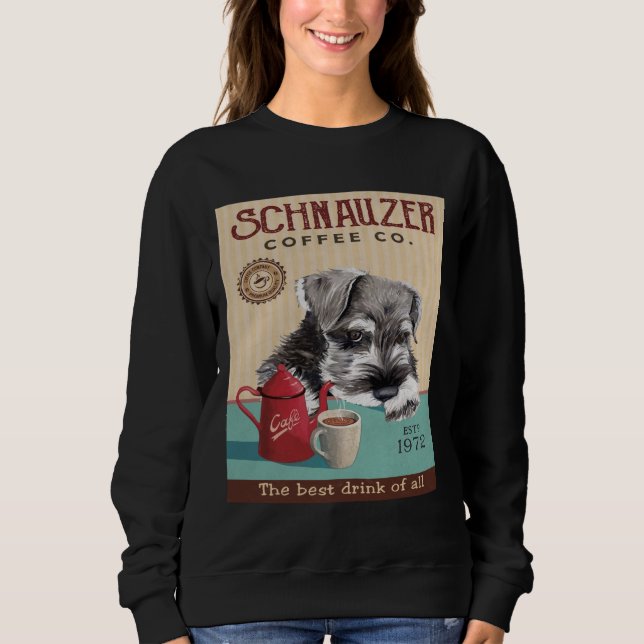 Sweatshirt Société de café neige (Devant)