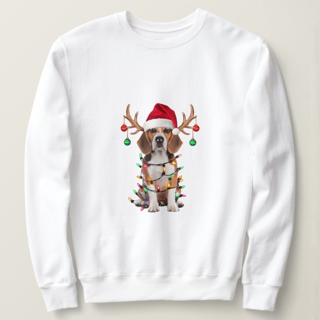 Sweatshirt "Soeur de Noël Beagle" (Design devant)