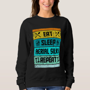 Sweatshirt Soies Aériennes Trapeze Acro Yoga Pour Hommes Femm