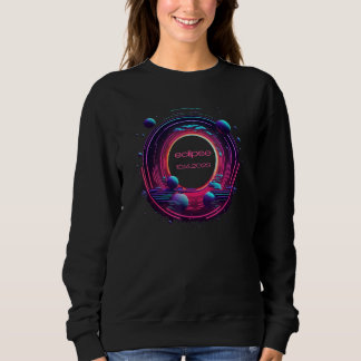 Sweatshirt Solar Annular Eclipse 2023 Totality Eclipse Vaporw