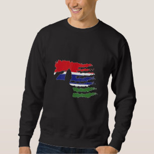 Sweatshirt Soldat de Gambie Salue Vieux Patriote