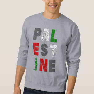 Sweatshirt Solidarité avec la Palestine – Imprimé 