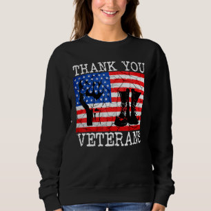 Sweatshirt Solidarité des vétérans du Merci