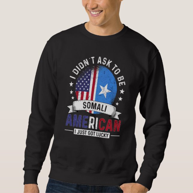 Sweatshirt Somali American Countries Flags Pride Country Soma (Devant)
