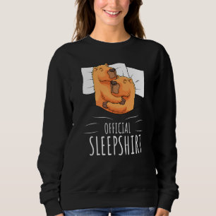 Sweatshirt Sommeil officiel de Capybara 1