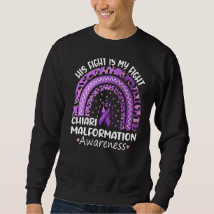 Sweatshirt Son Combat Est Mon Combat Chiari Malformation Awar