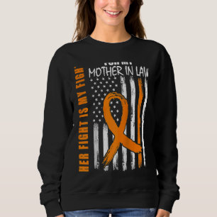 Sweatshirt Son Combat Est Mon Combat Mère En Leucémie De Droi