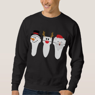 Sweatshirt Sonographe Ultrasound Tech Noël Père Noël Snowma