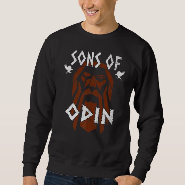 Sweatshirt Sons of Odin Vikings Valhalla Viking   (Devant)