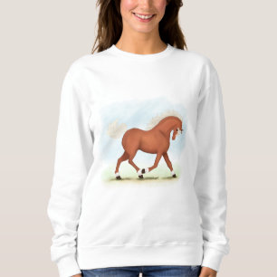 Sweatshirt Sorrel Horse Avec Blaze & Chaussettes Equestrio