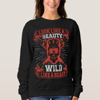 Sweatshirt Soudage Fabricant Souder Comme Une Femme De Beauté