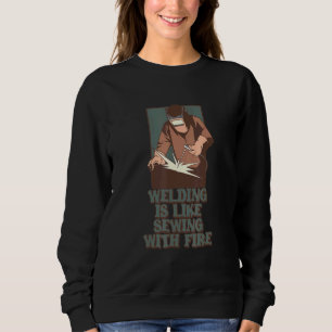 Sweatshirt Souder c'est comme coudre avec un soudage étonnant