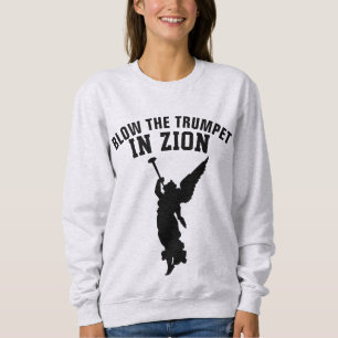 Sweatshirt SOUFFLER LE TRUMPET EN ZION Christian Messianic