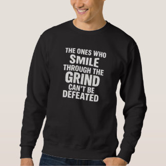 Sweatshirt Sourire broyer gymnase motivation citation avec te