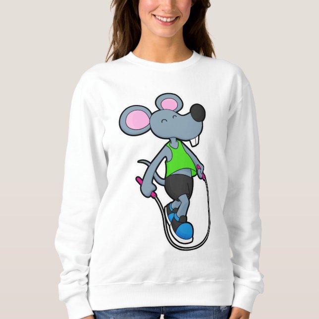 Sweatshirt Souris en forme avec corde (Devant)