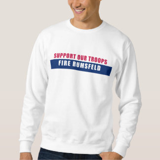 Sweatshirt Soutenez nos troupes - le feu Rumsfeld