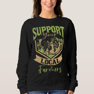 Sweatshirt Soutenez votre agriculture agricole locale