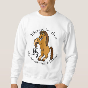 Sweatshirt Soutenu par année du cheval