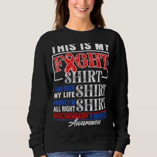 Sweatshirt Soutien de l'équipe de lutte I Maladie pulmonaire