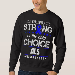 Sweatshirt Soutien Du Mois De Sensibilisation À L'Als Pour Le