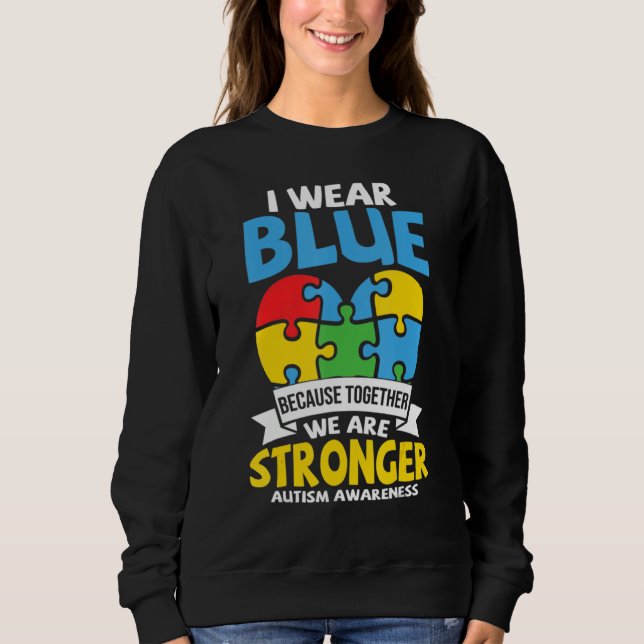 Sweatshirt Soutien sensibilisation sur l'autisme Autisme Enfa (Devant)