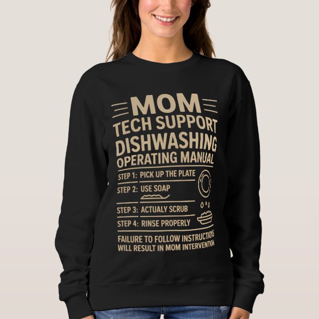 Sweatshirt Soutien technique de maman – Manuel d'utilisation  (Devant)