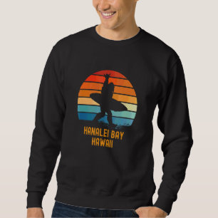 Sweatshirt Souvenir de Hanalei Bay Hawaii Sasquatch