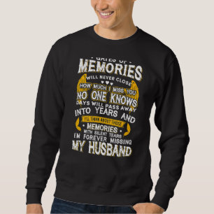 Sweatshirt Souvenirs avec des larmes silencieuses J'ai toujou