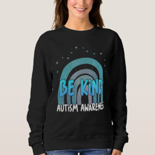 Sweatshirt Soyez gentil Sensibilisation sur l'autisme Bleu ar