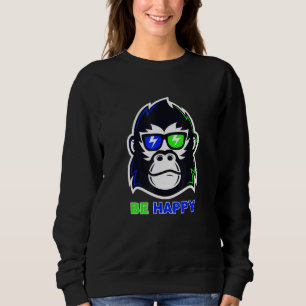 Sweatshirt Soyez heureux Gorilla