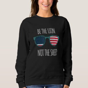 Sweatshirt Soyez Le Lion Pas Les Lunettes De soleil Sheep Ame