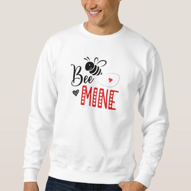 Sweatshirt Soyez les valentines de la mine Jour drôle célibat (Devant)