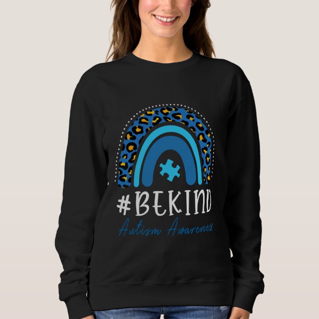 Sweatshirt Soyez Sensibilisation sur l'autisme Femmes Filles  (Devant)