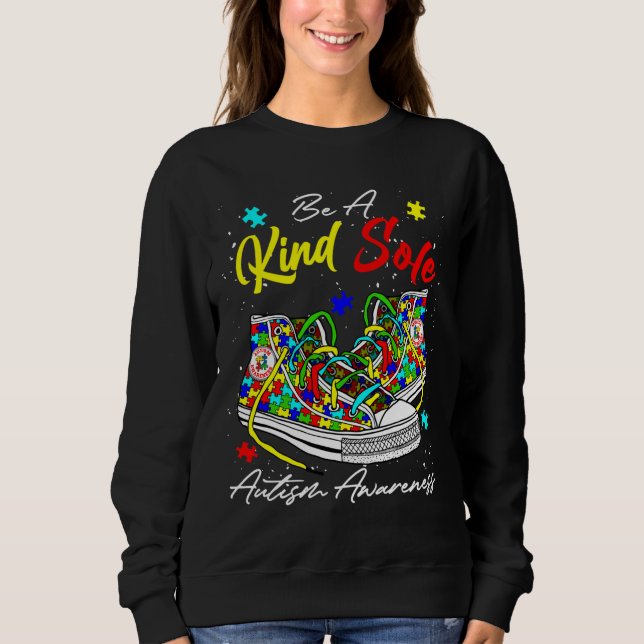 Sweatshirt Soyez un genre de chaussures de Sensibilisation su (Devant)