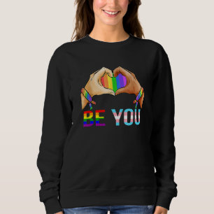 Sweatshirt Soyez Vous Lgbt Lgbtq Fierté Gay Arc-En-Ciel Fier 