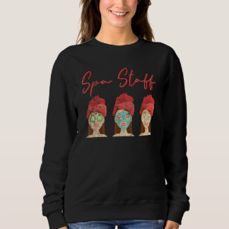 Sweatshirt Spa du personnel du groupe Esthéticien Beauticien 
