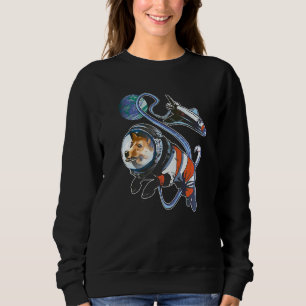 Sweatshirt Space Corgi Astro Propriétaire Chien Chien Chien C