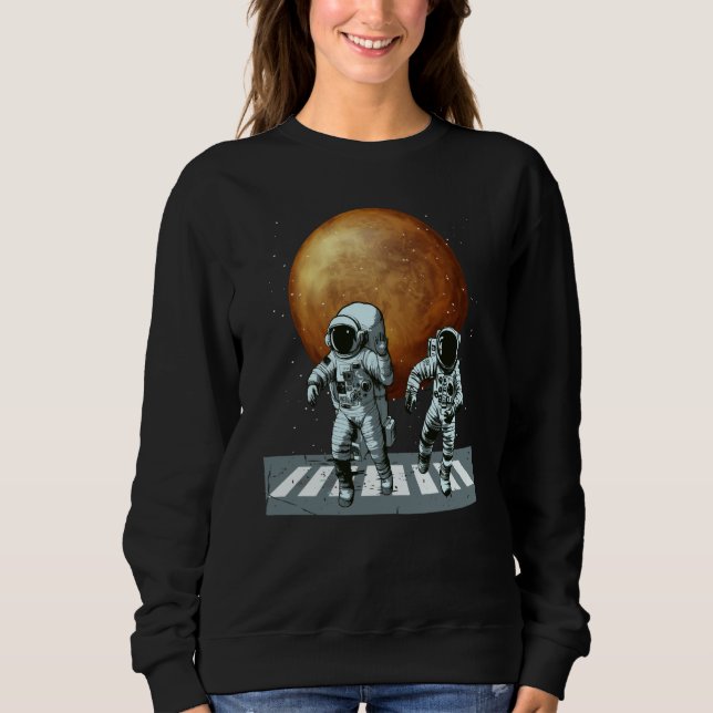 Sweatshirt Spaceman  Astronauts Astonomy Space Mars Planet (Devant)