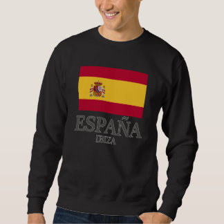 Sweatshirt Spain Ibiza Flag Travel Europe Holiday