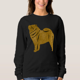 Sweatshirt SPARKLY THANG SMOOTH Chow faux chemises métallique