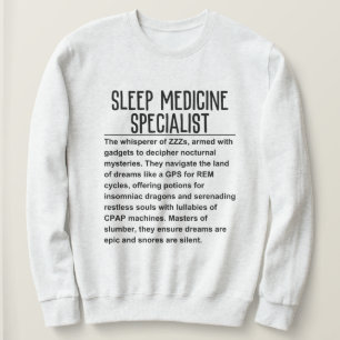 Sweatshirt Spécialiste de la médecine du sommeil