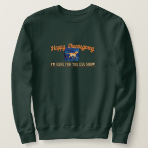 Sweatshirt Spectacle Canin d'Humour de Thanksgiving