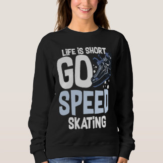 Sweatshirt Speed Skating Skates Short Track Skater Workout Tr