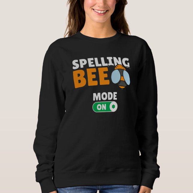 Sweatshirt Spelling Bee Game Competitive Spelling  Spelling B (Devant)