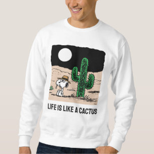 Sweatshirt Spike dans un désert illuminé par la Lune