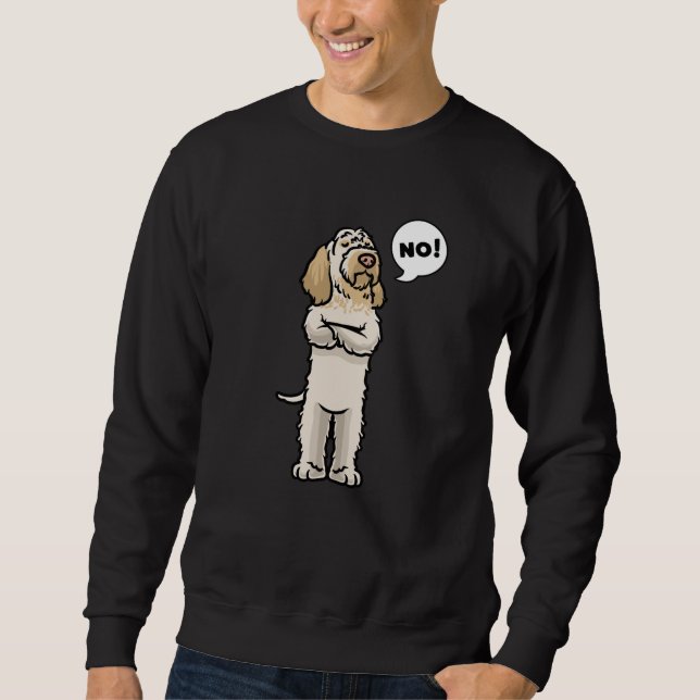 Sweatshirt Spinone Italiano Chien têtu (Devant)