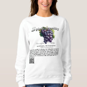 Sweatshirt Spirfruitualité : Le T-Shirt au Raisin Tempérant